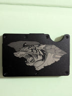 Men's custom slim credit card holder