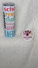 Load image into Gallery viewer, 20oz Skinny Back to School Ready to Ship
