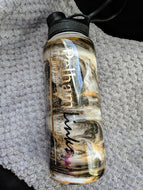 Marble Water Bottle